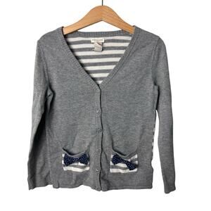 Monsoon Gray Knit Cardigan